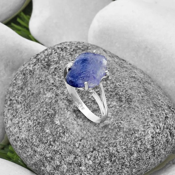 Genuine Tanzanite rings size 9 - Picture 4 of 4